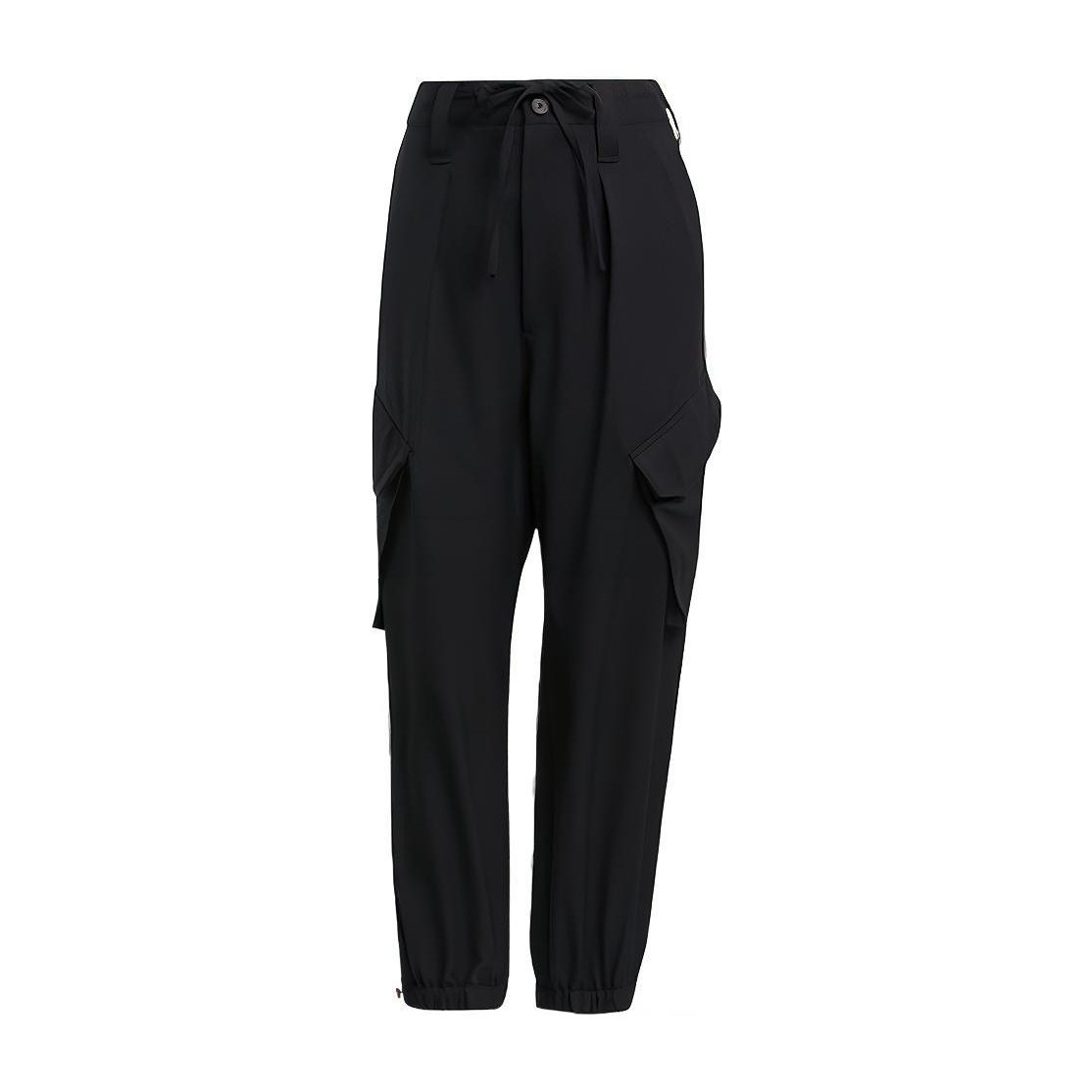 Y-3 Wool Cargo Pants Black