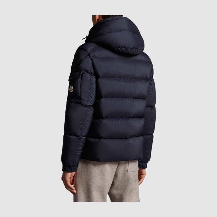 Moncler Vezere Short Down Jacket Navy