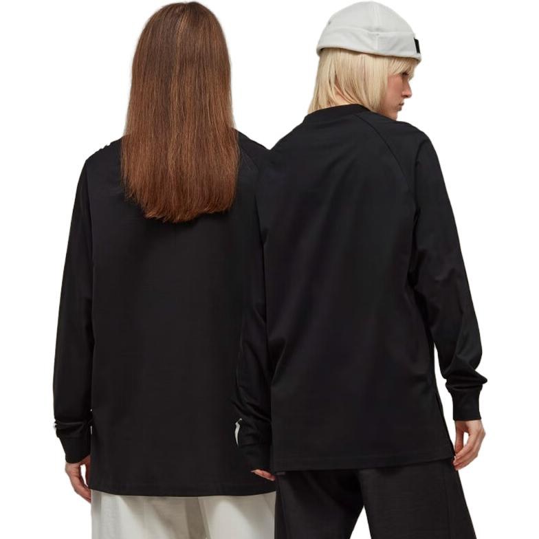 Y-3 Long Sleeve Logo Tee Black