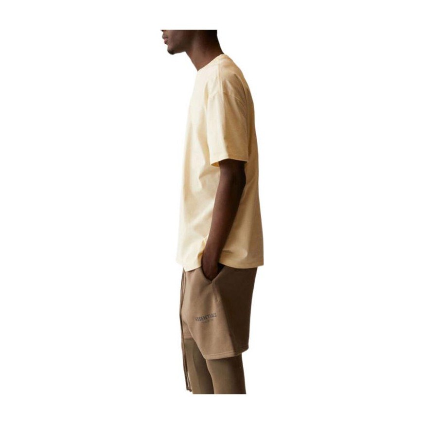 Fear of God Essentials SS21 Short Sleeve Tee Light Heather Oatmeal