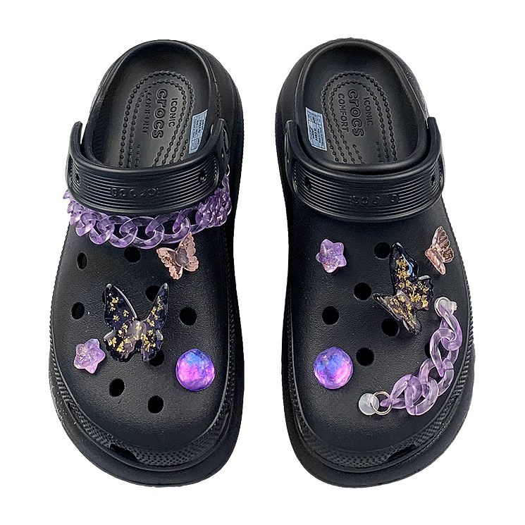Crocs Crush Clog Dark Night Butterfly
