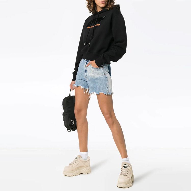OFF-WHITE Modern Obstacles Hoodie Black