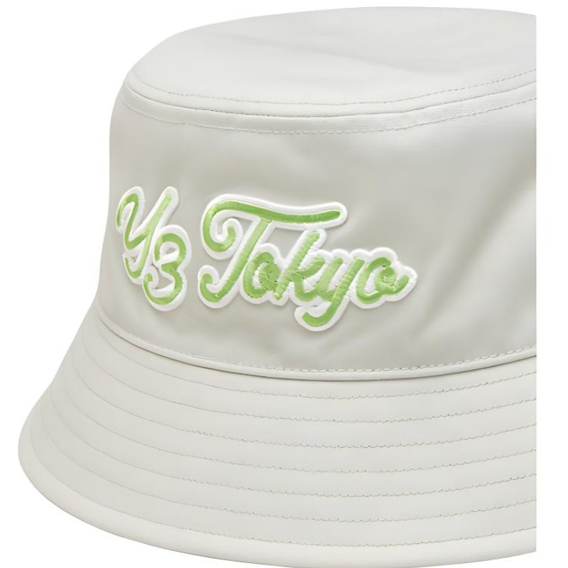 Y-3 Nylon Bucket Hat White
