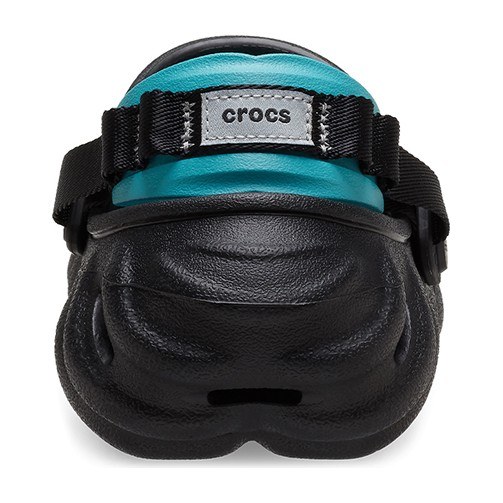 Crocs Reflective Lace-Up Clogs Black