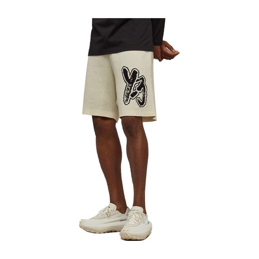 Y-3 Logo Shorts White