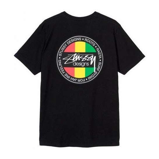 Stussy Surf Dot Tee Black