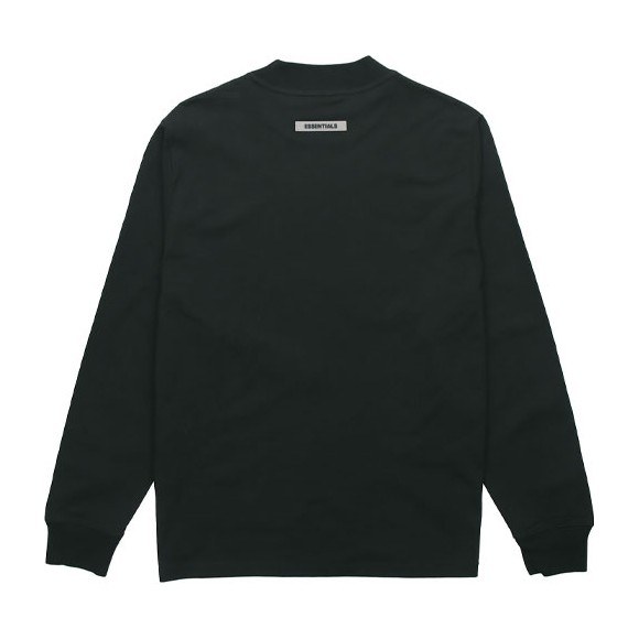 Fear of God Essentials FW20 Logo Long Sleeve T-Shirt Black