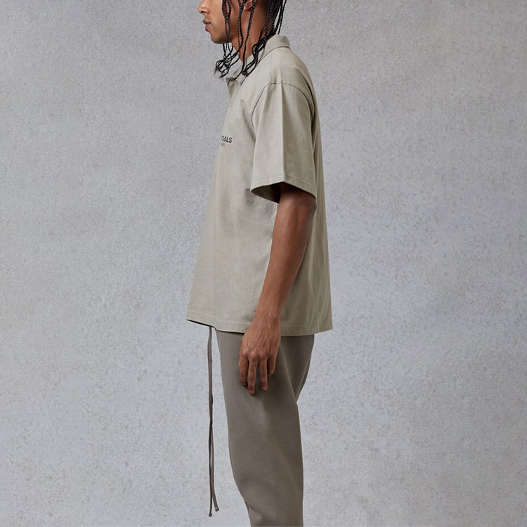 Fear of God Essentials FW20 Polo Shirt Olive