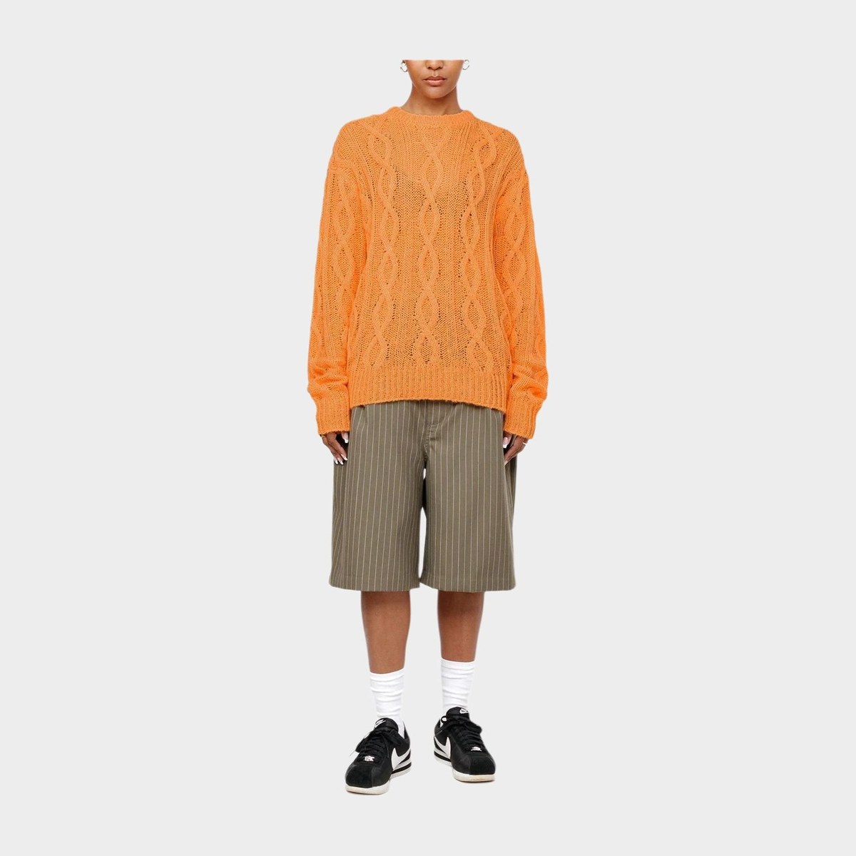Stussy Cable Loose Knit Sweater