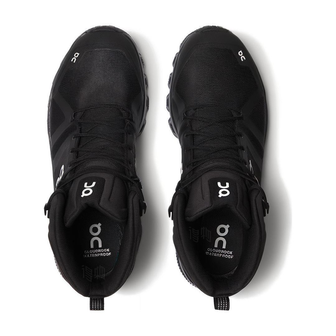 On Cloudrock Waterproof Black