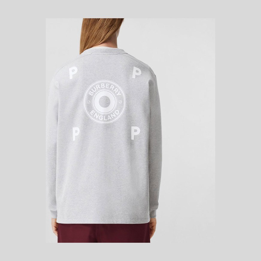 Burberry x Pop Trading Company FW22 Sweatshirt Light Grey