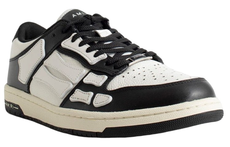 AMIRI Skel-Top Low Black White