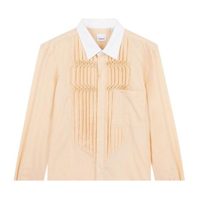 Burberry Pleated Collar Shirt