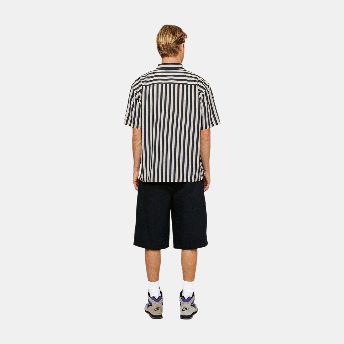 Stussy SS24 BOXY FLAT HEM SHIRT STRIPED