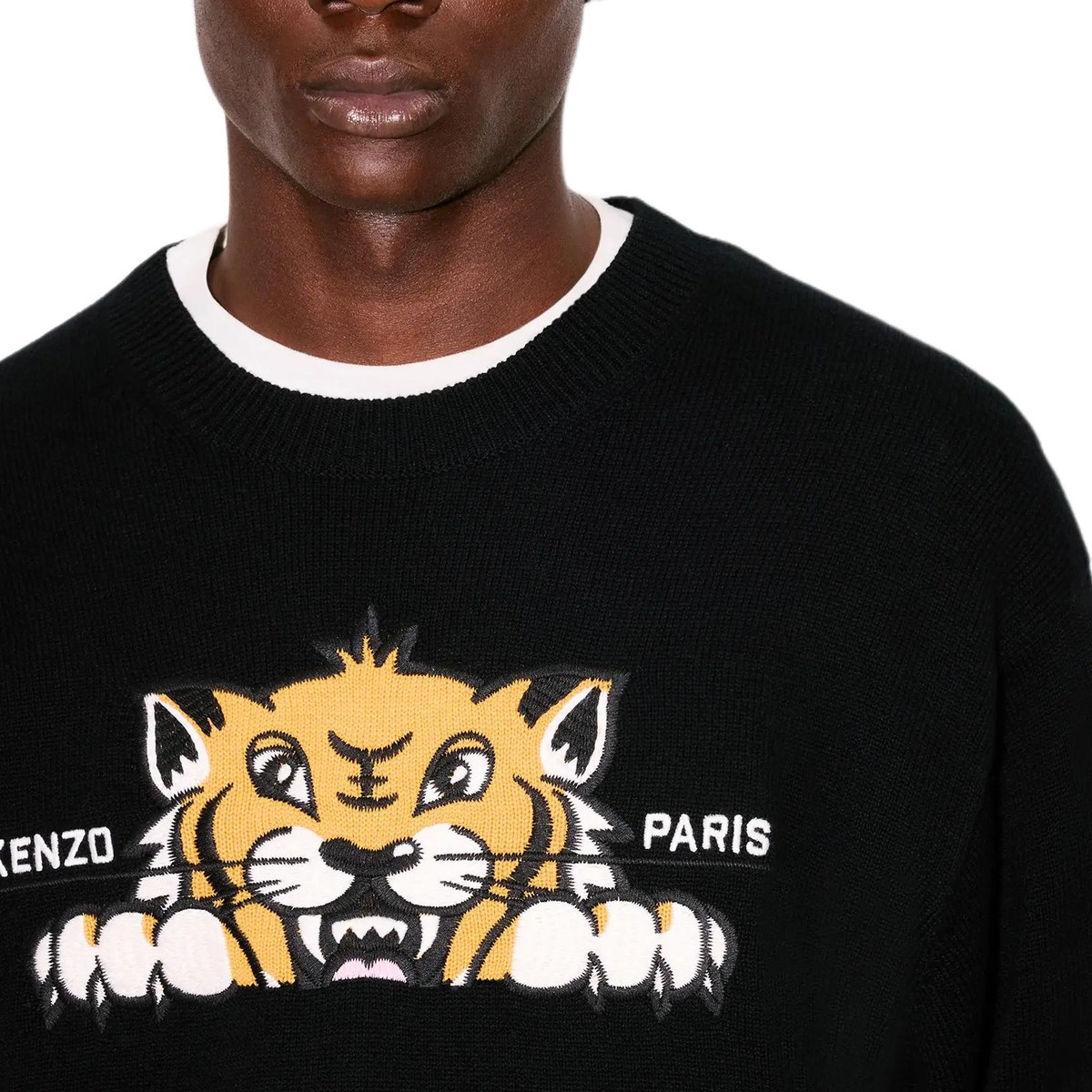 KENZO FW25 Wool Embroidered Sweater