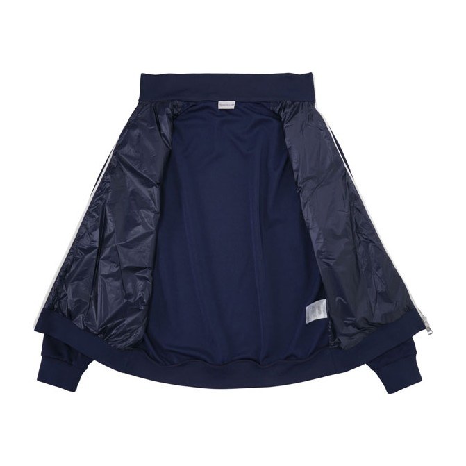Moncler Colorblock Logo Zip Jacket Navy