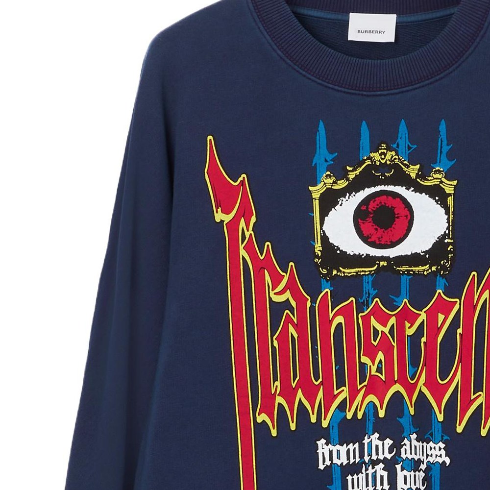 Burberry SS23 Logo Sweatshirt Navy