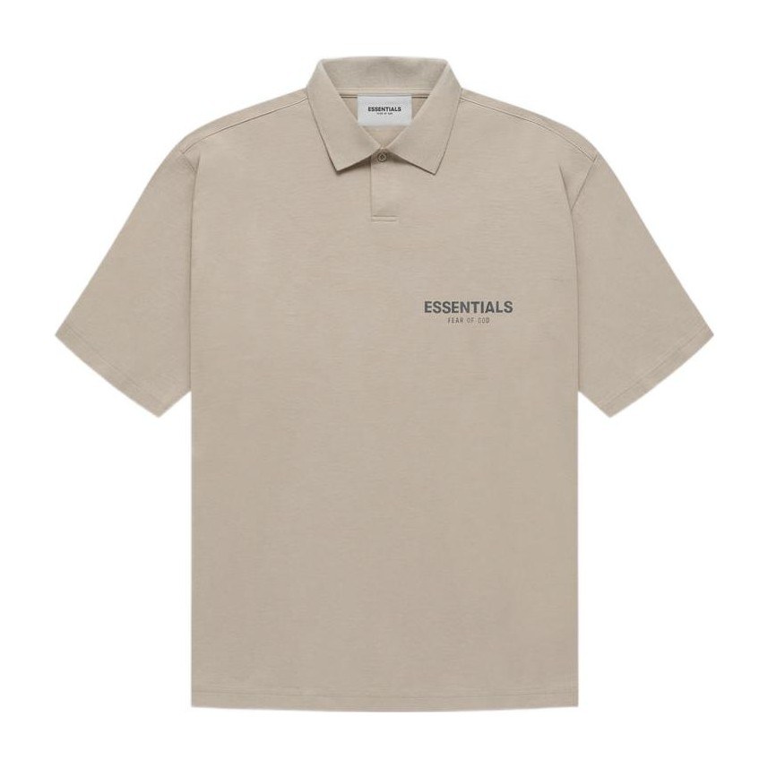 Fear of God Essentials FW21 SS Polo String Tan