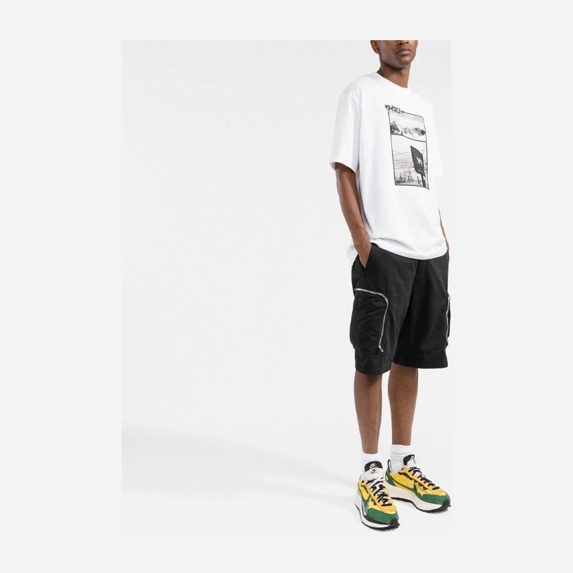 Y-3 Logo Print Crewneck T-Shirt White