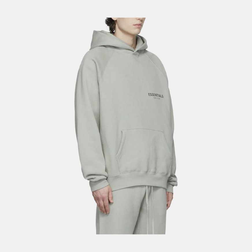 Fear of God Essentials Pullover Hoodie Green Concrete