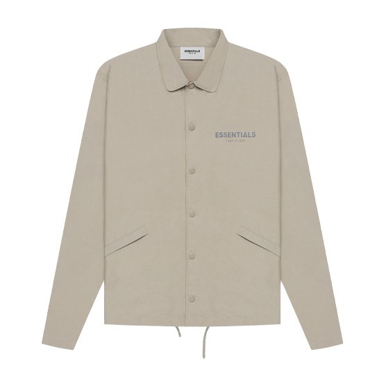 Fear of God Essentials SS21 Coaches Jacket Goat Moss
