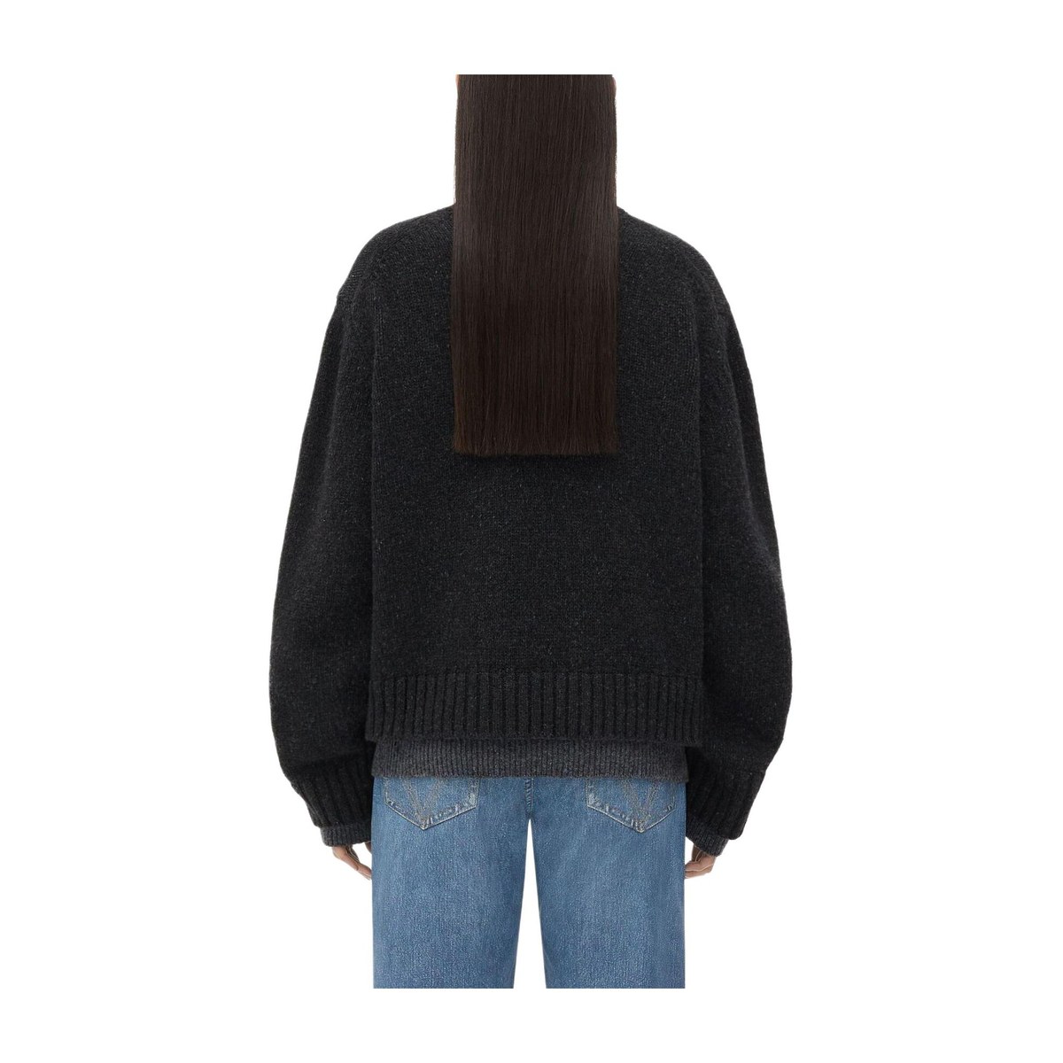 Bottega Veneta Double Layer Effect Wool Sweater