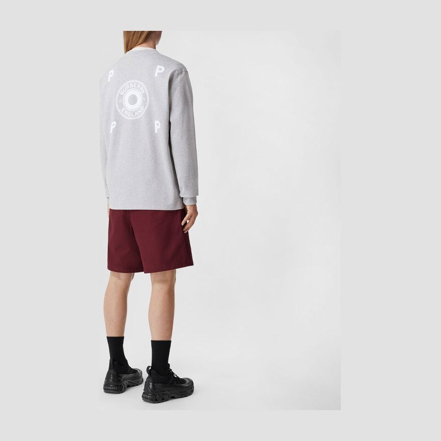 Burberry x Pop Trading Company FW22 Sweatshirt Light Grey