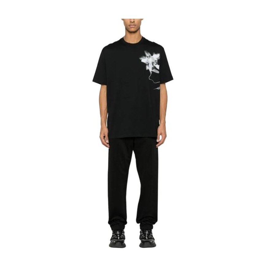 Y-3 Graphic Print Crewneck T-Shirt
