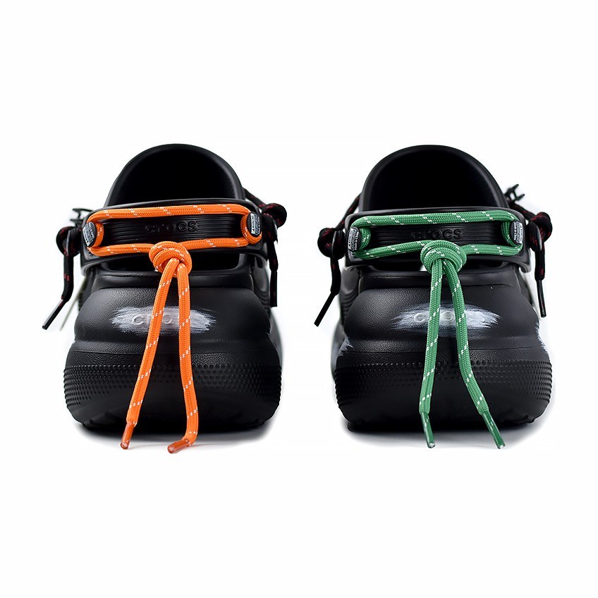 Crocs Classic Clog Black Orange Green