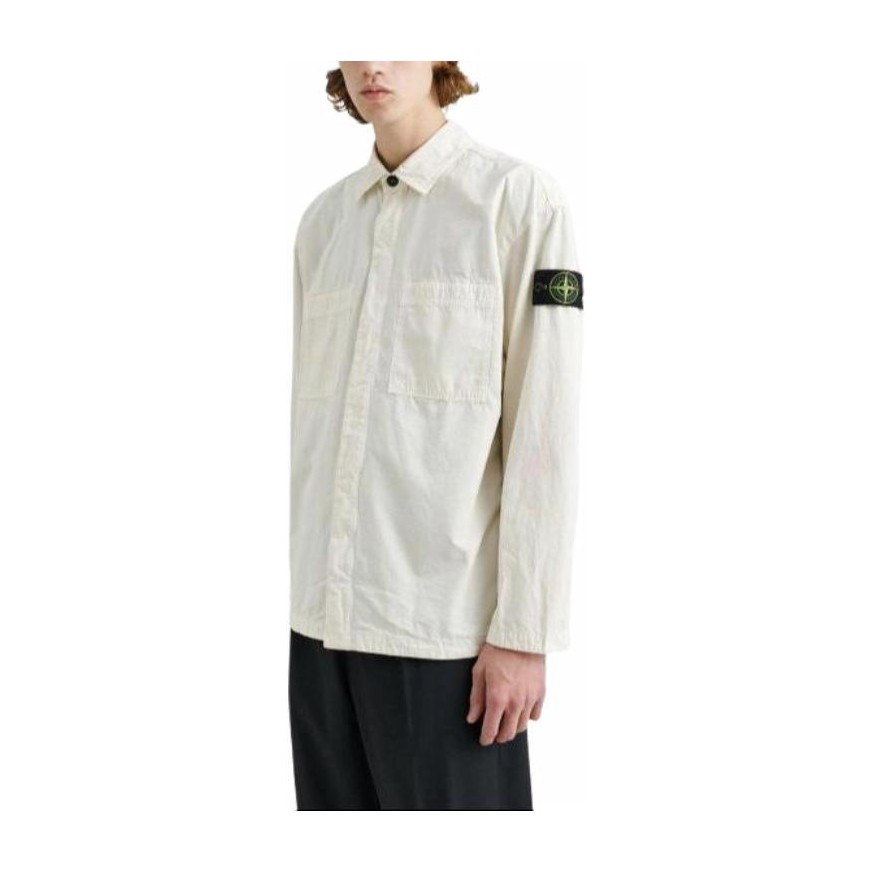Stone Island Long Sleeve Shirt White
