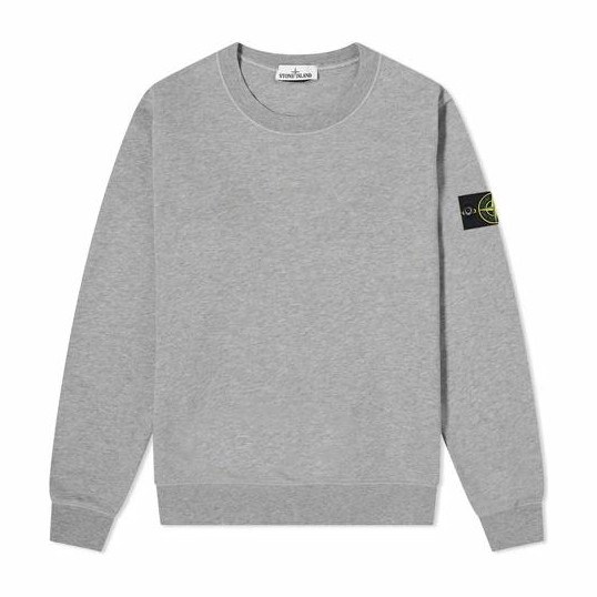 Stone Island Garment Dyed Crew Sweat Grey