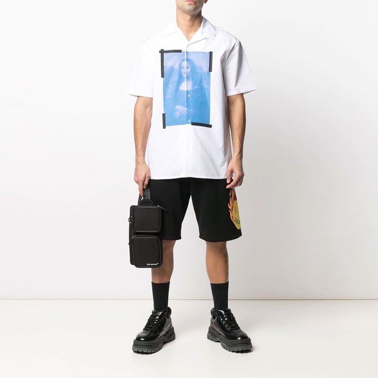 OFF-WHITE SS21 Logo Short Sleeve Shirt White