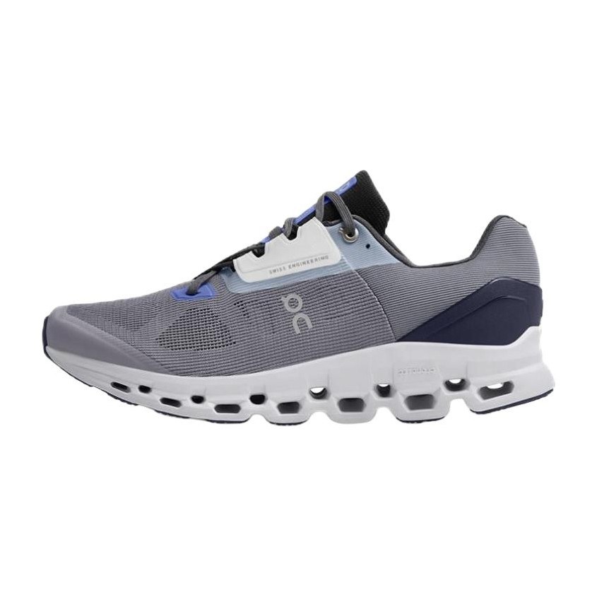 On Cloudstratus Fossil Grey Midnight Black