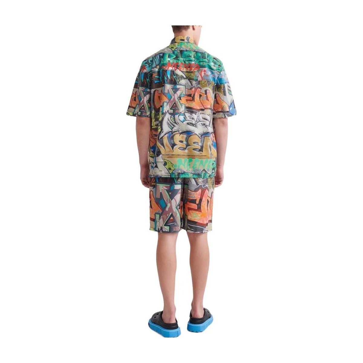 OFF-WHITE SS22 Graffiti Print Shirt