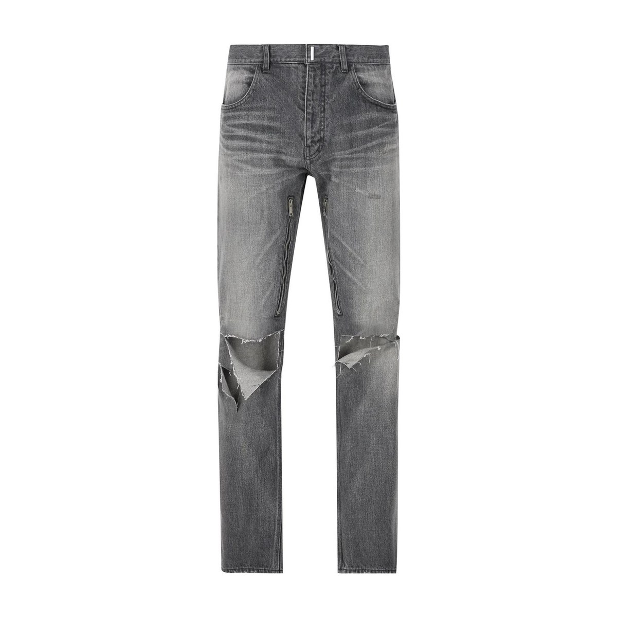 Givenchy SS23 Distressed Zipper Jeans