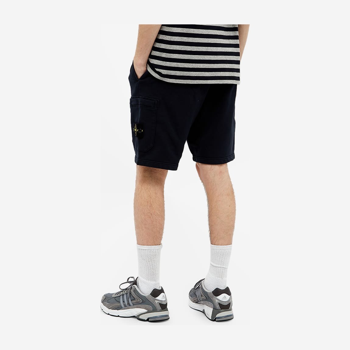 Stone Island Navy Blue Shorts