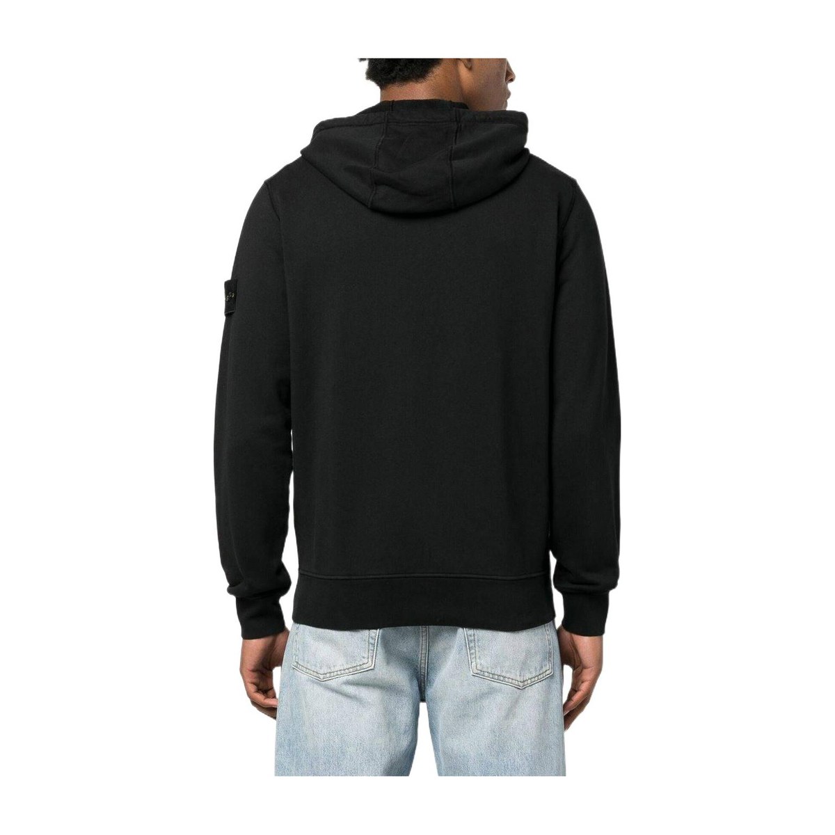 Stone Island SS23 Logo Hoodie Black