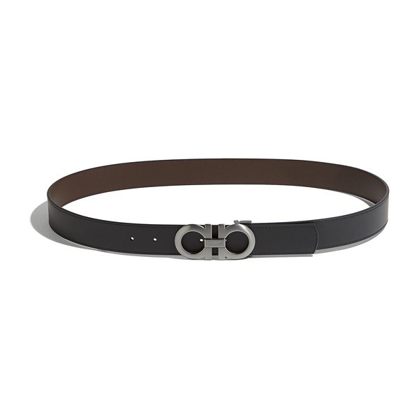 Ferragamo Leather Belt Black