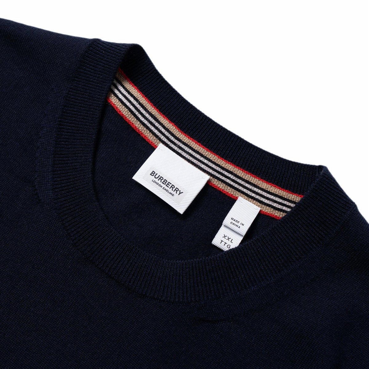 Burberry Navy Crewneck Sweater