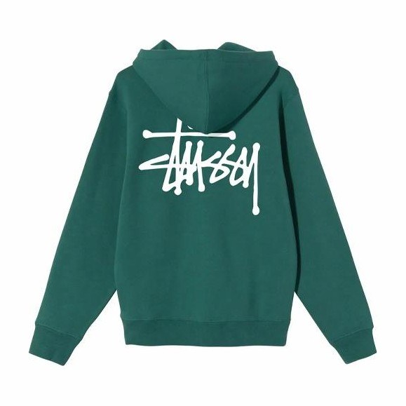Stussy Logo Zip Hoodie