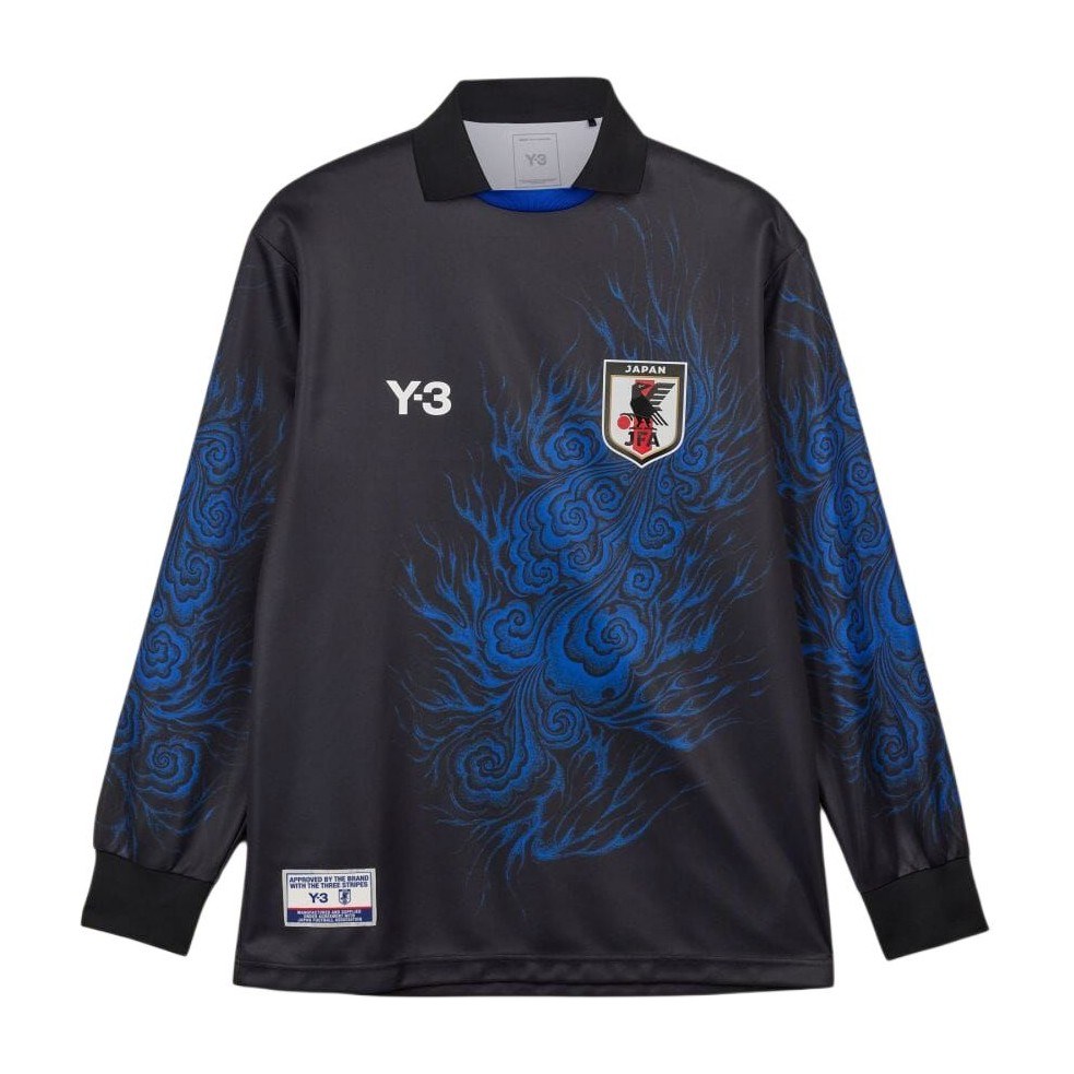 Y-3 x JFA SS24 Long Sleeve Tee Blue