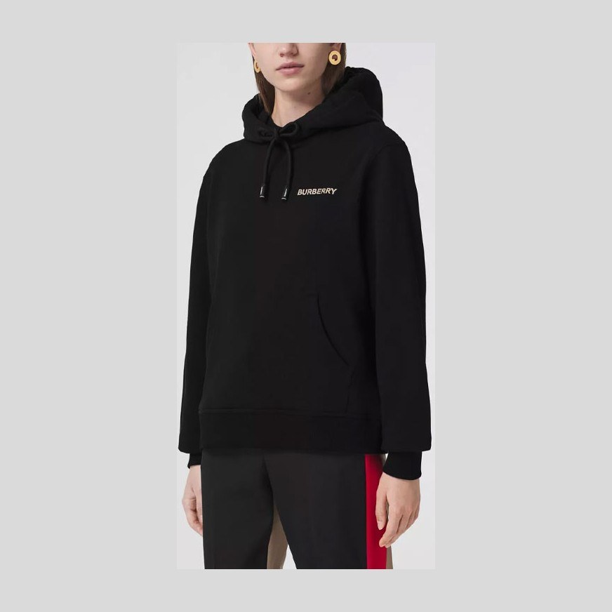 Burberry SS22 Deer Hoodie Black