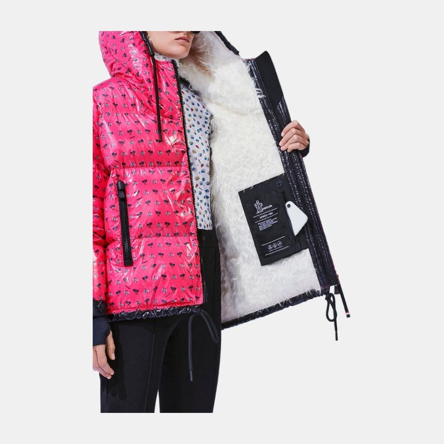 Moncler Grenoble Quilted Down Jacket Red