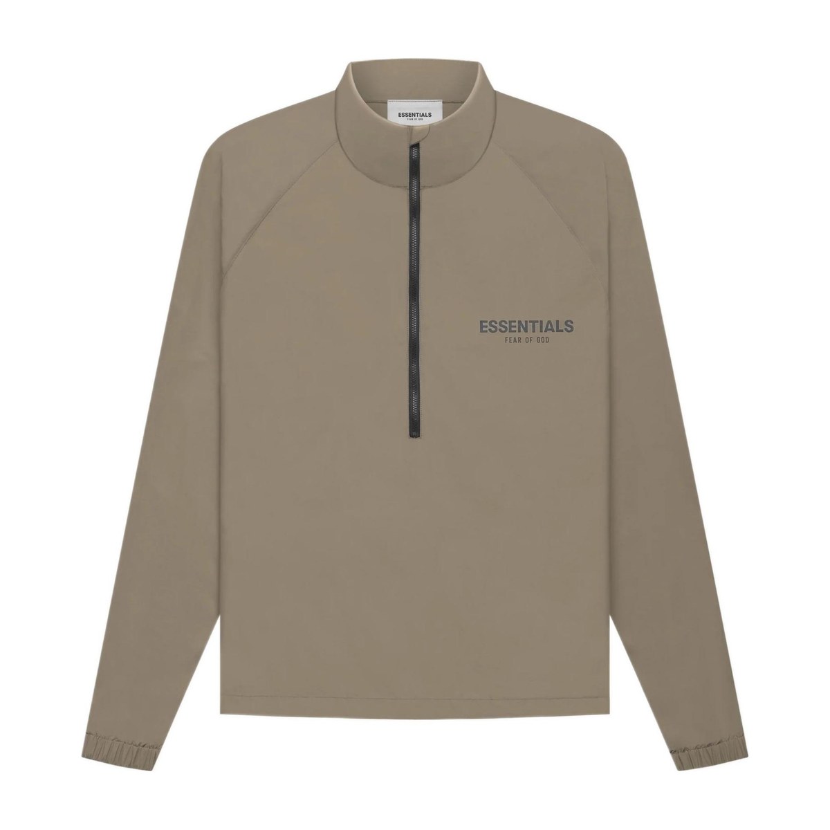 Fear of God Essentials FW21 Half Zip Track Jacket Harvest