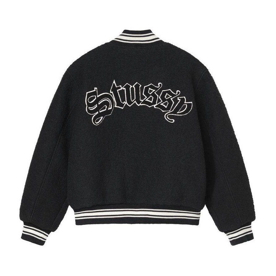 Stussy FW22 Casentino Wool Varsity Jacket