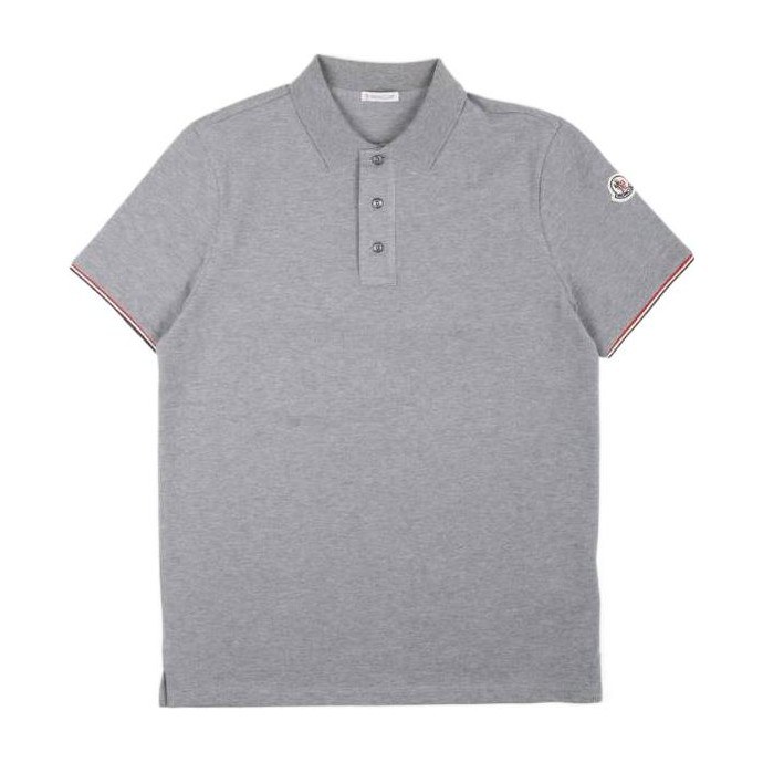 Moncler Polo Shirt Grey