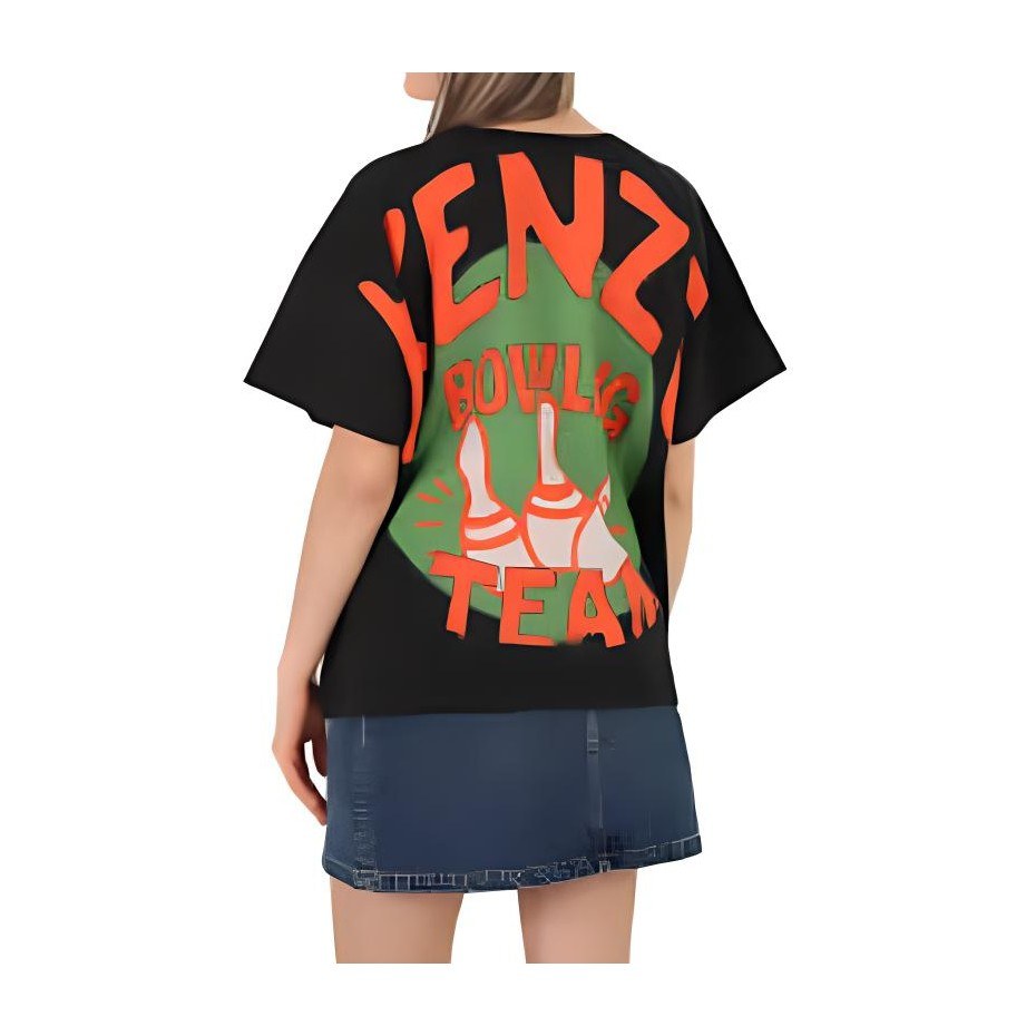 KENZO Logo Print T-Shirt Black