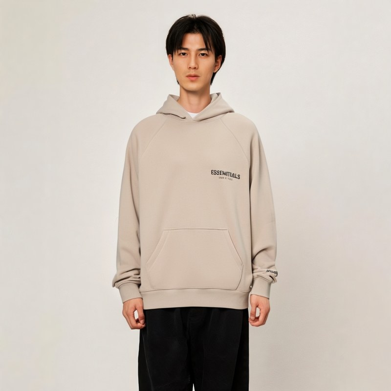 Fear of God Essentials Brown Hoodie