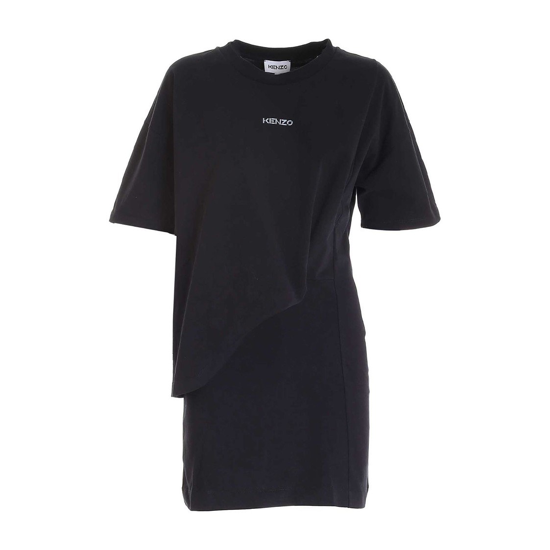 KENZO SS21 Logo Print Dress Black