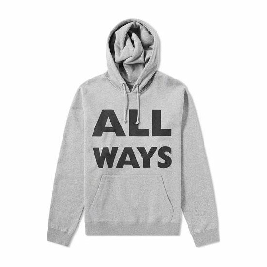 Valentino All Ways Hoodie Grey